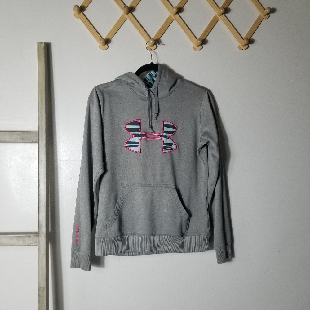 UNDER ARMOUR WOMEN'S GRAY HOODIE SIZE SMALL